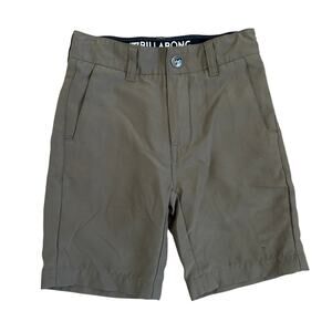 Billabong Submersible Shorts, Tan Stretchy Boys/Toddler 4S